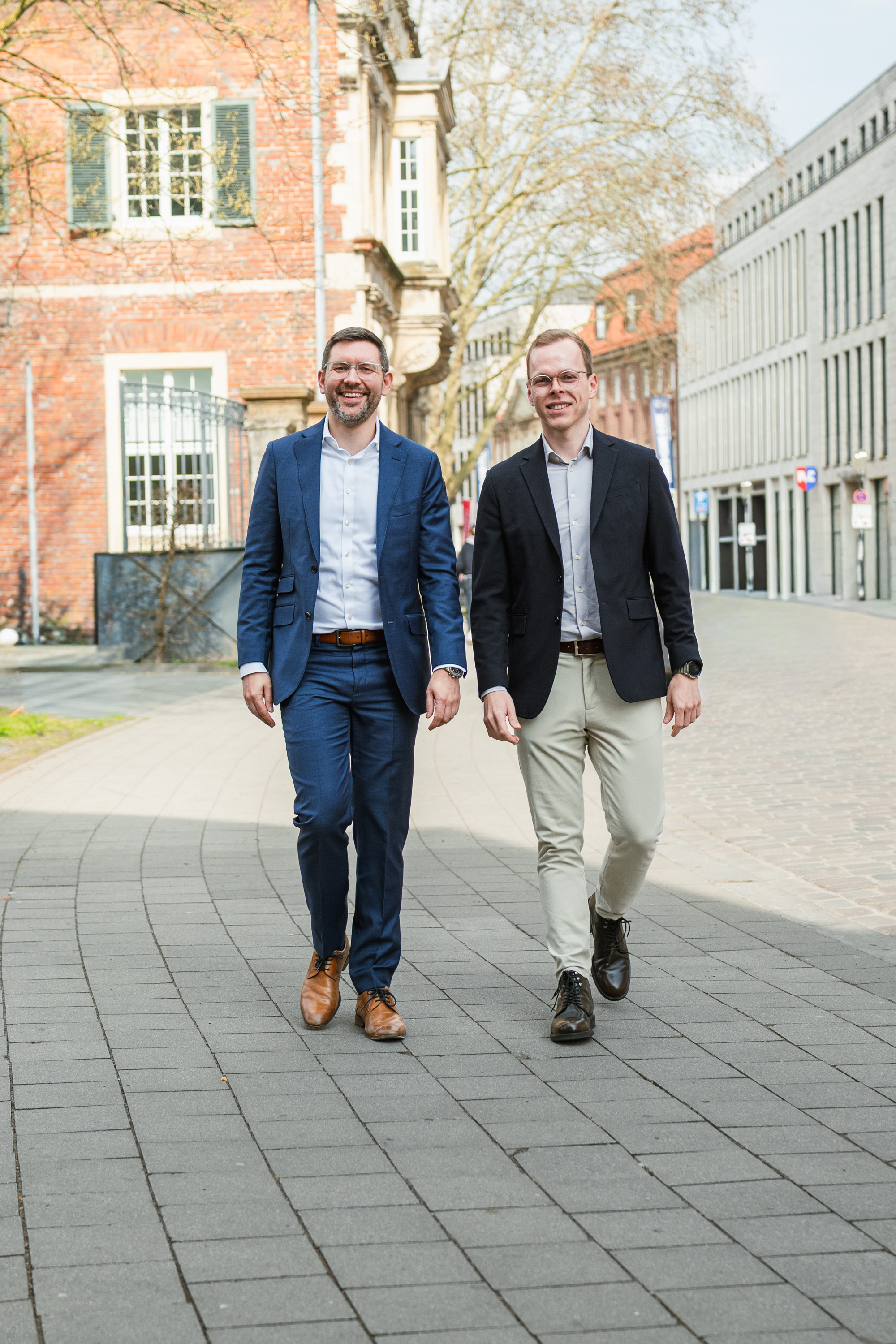 David Bendig und Johann Kortsch unterwegs in Münster